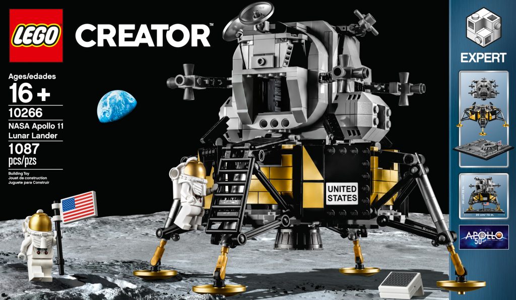 慶祝人類登月50週年！！ LEGO 10266【NASA 阿波羅11號登月小艇】NASA