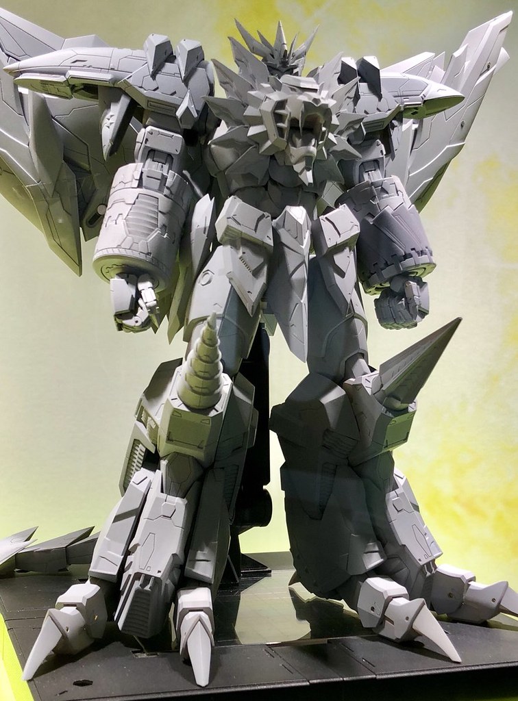 HOBBY JAPAN×AMAKUNI×千值練合作商品《勇者王GAOGAIGAR FINAL》始源我王凱牙（ジェネシックガオガイガー）合金玩具原型公開！