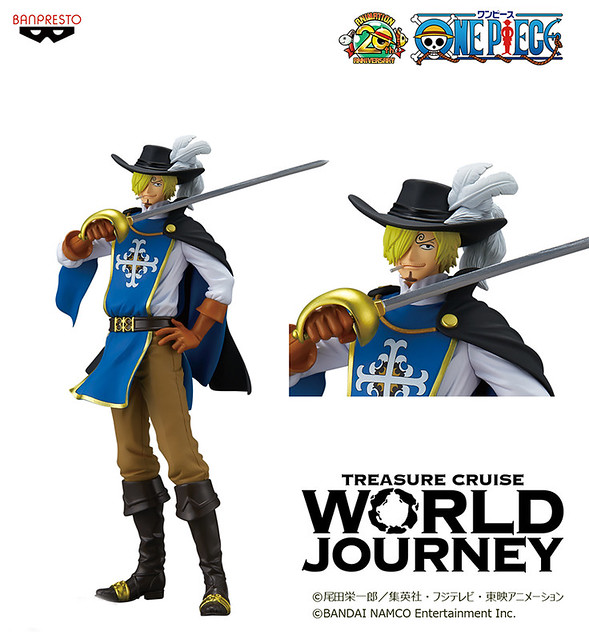 Banpresto「航海王寶藏CRUISE世界的旅程」 第二彈！ワンピース TREASURE CRUISE WORLD JOURNEY vol.2 SANJI / VINSMOKE REIJU