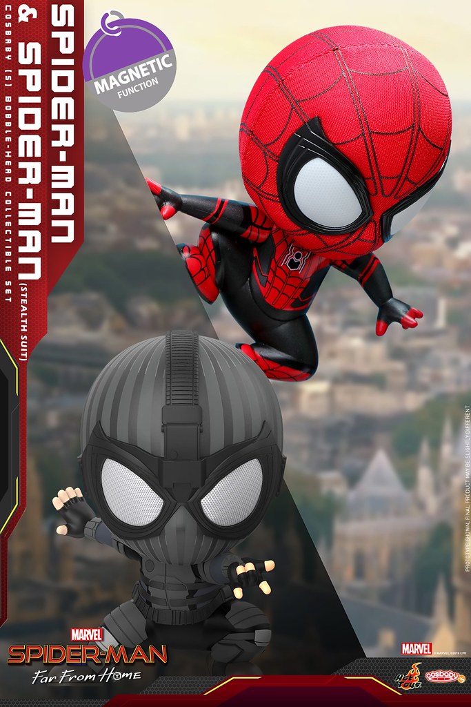 最可愛的好鄰居？！ Hot Toys – COSB628 - COSB634 –《蜘蛛人：離家日》Spider-Man: Far from Home Cosbaby Bobble-Head Series