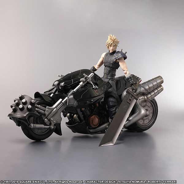 PLAY ARTS 改《FINAL FANTASY VII 重製版》克勞德．史特萊夫& HARDY