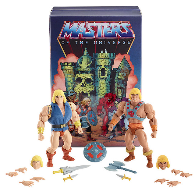 絕對不會碰頭的兩人終於同框？！ Mattel《太空超人》太空超人＆亞當王子雙人包 Masters of the Universe He-Man & Prince Adam 2-Pack【2019 SDCC 限定】