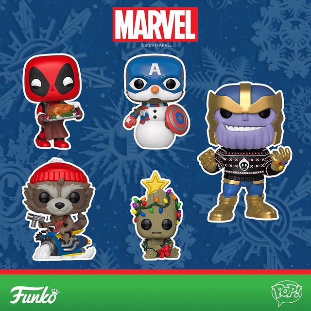 死侍端火雞給你吃、還有美國隊長雪人給你玩！ Funko Pop! Marvel【節慶主題角色】Holiday