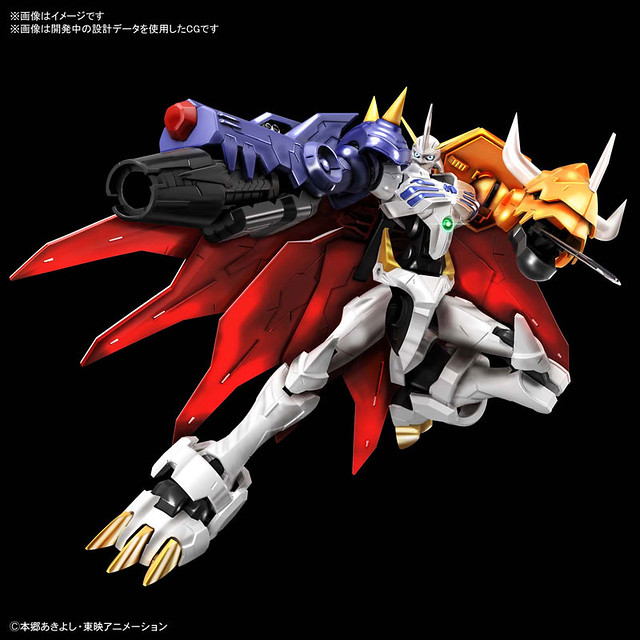 新生的聖騎士降臨！Figure-rise Standard [AMPLIFIED]《數碼寶貝大冒險》奧米加獸（オメガモン）組裝模型