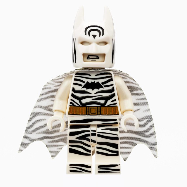 白銀時代蝙蝠俠的爆笑造型樂高化！ LEGO DC Comics【斑馬蝙蝠俠】Zebra Batman【2019 SDCC 限定】