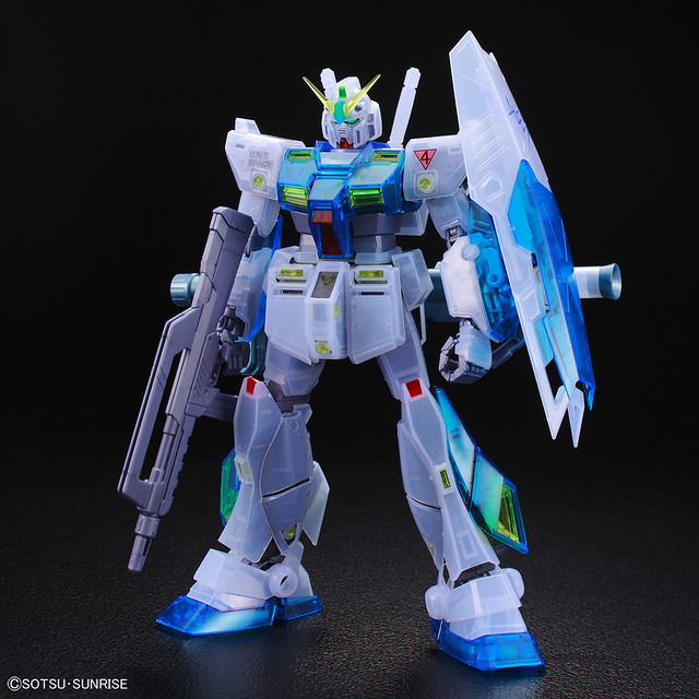 MG 1/100《機動戰士鋼彈0080 口袋裡的戰爭》RX-78NT-1 鋼彈NT-1 ver.2.0 透彩版（ガンダム NT-1 ver.2.0 クリアカラー）【活動限定】