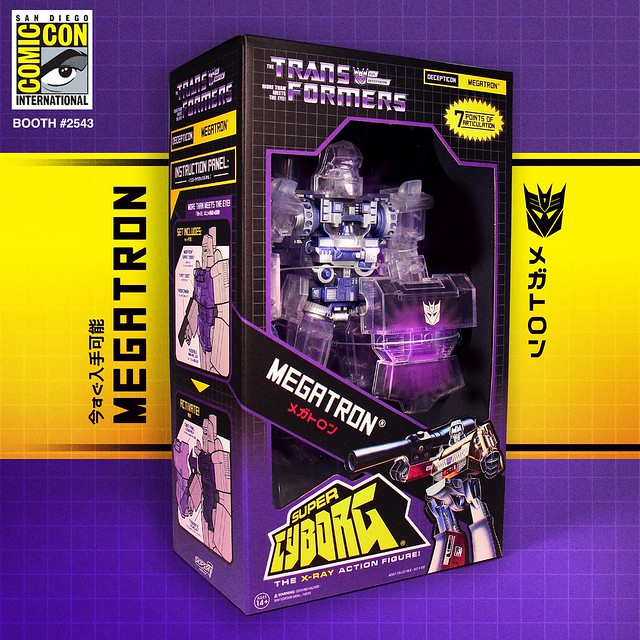 Super7 Super Cyborg 系列《變形金剛》密卡登 Megatron 12吋可動玩具【2019 SDCC 限定】