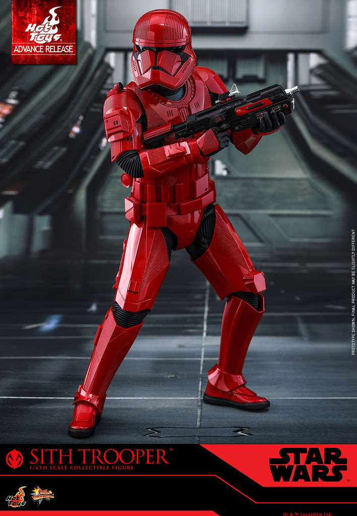 Hot Toys、Hasbro 所推出的《STAR WARS：天行者的崛起》西斯士兵 Sith Trooper 12吋、6吋可動人偶公開，將於SDCC 限定發售！【2019 SDCC 限定】