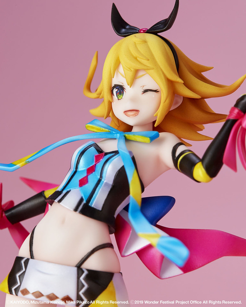 竟然是最後一彈...【WF2019夏限定】海洋堂 x GSC『Wonda-chan NEXT DOOR PROJECT』FILE：08 Mika Pikazo Ver. 未塗裝GK套件