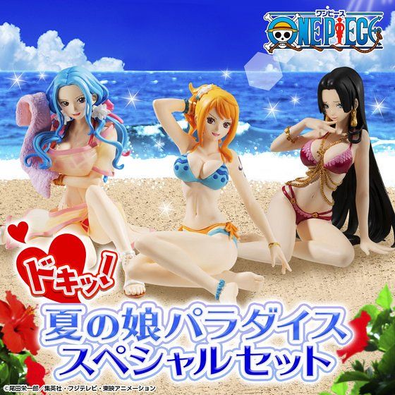 ONE PIECE GashaPortraits X Treasure Cruise ！「夏日少女樂園套裝組合」！ONE PIECE GashaPortraits×トレジャークルーズ ドキッ！夏の娘パラダイススペシャルセット