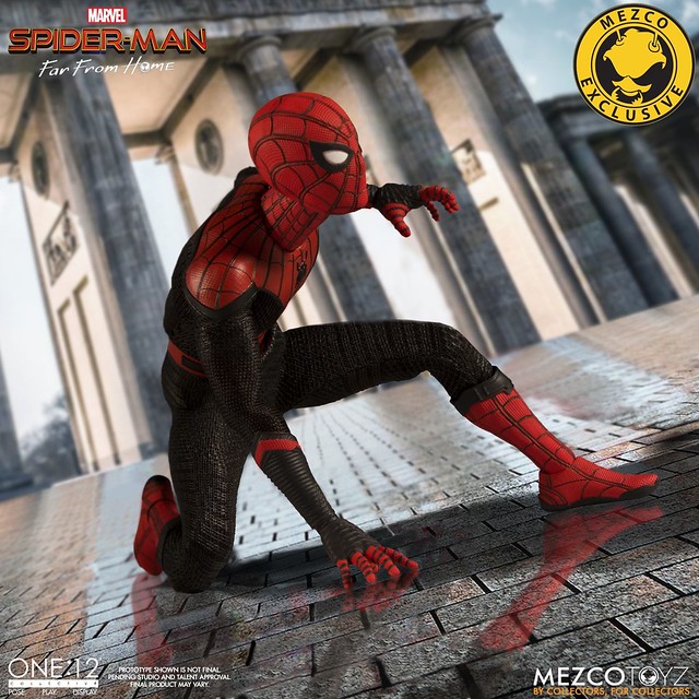 「新增官圖＆販售資訊」MEZCO ONE：12 COLLECTIVE 系列《蜘蛛人：離家日》蜘蛛人 豪華版 Spider-Man Deluxe Edition【2019 Summer Exclusive】