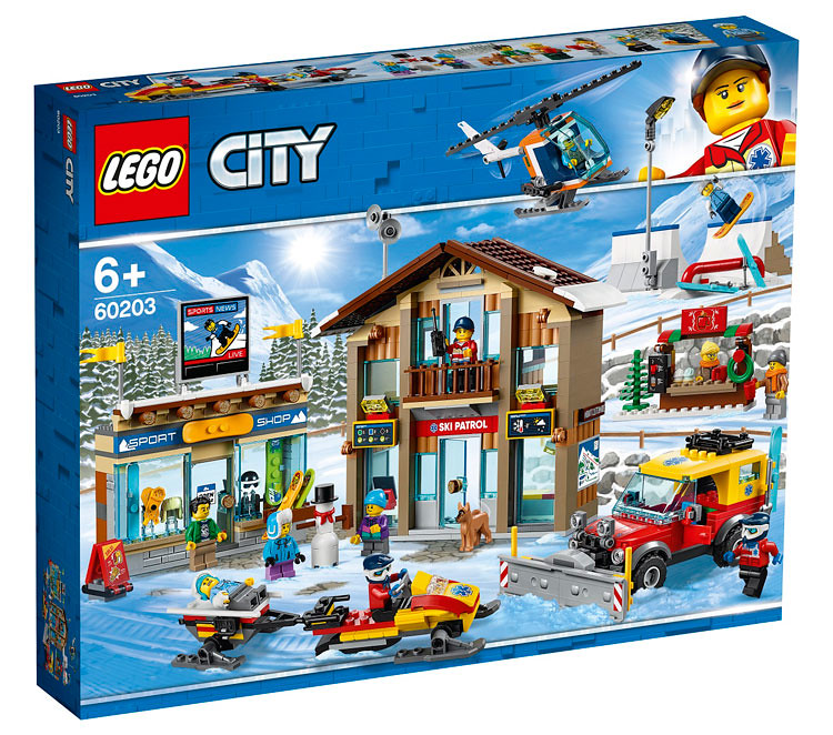 炎炎夏日的好去處！ LEGO 60203 城市系列【滑雪渡假村】Ski Resort