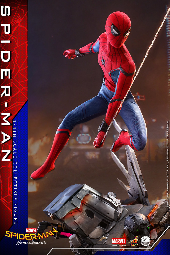 以更具魄力的尺寸再登場！ Hot Toys – QS014 / QS014B《蜘蛛人：返校日》蜘蛛人 Spider-Man 1/4 比例人偶作品