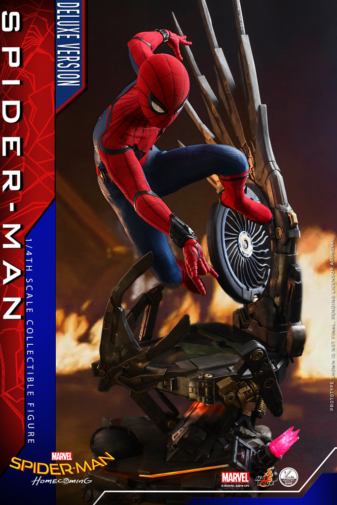 ☆新品未開封☆HOTTOYS ホットトイズ１／4 QS015b スパイダーマン HOT TOYS QS015 1/4 SPIDER-MAN: HOMECOMING SPIDER MAN DELUXE