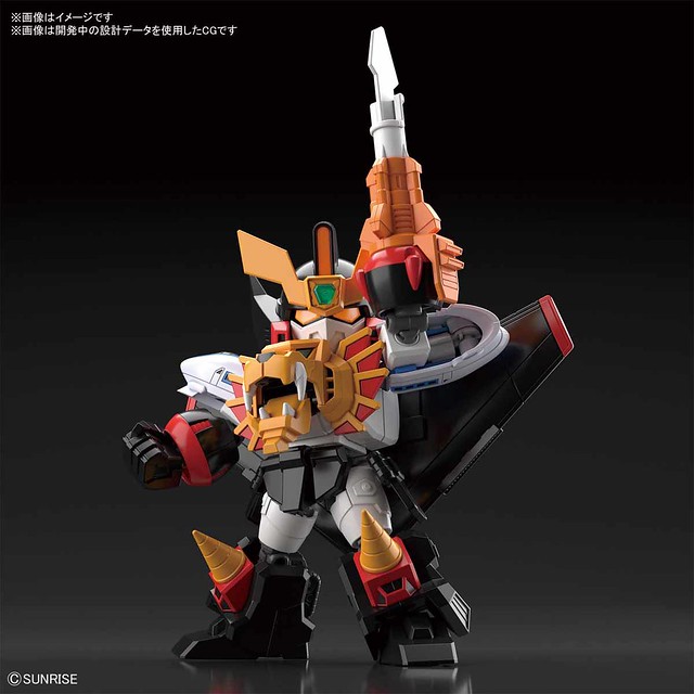 SDCS《勇者王GAOGAIGA》我王凱牙（ガオガイガー）組裝模型