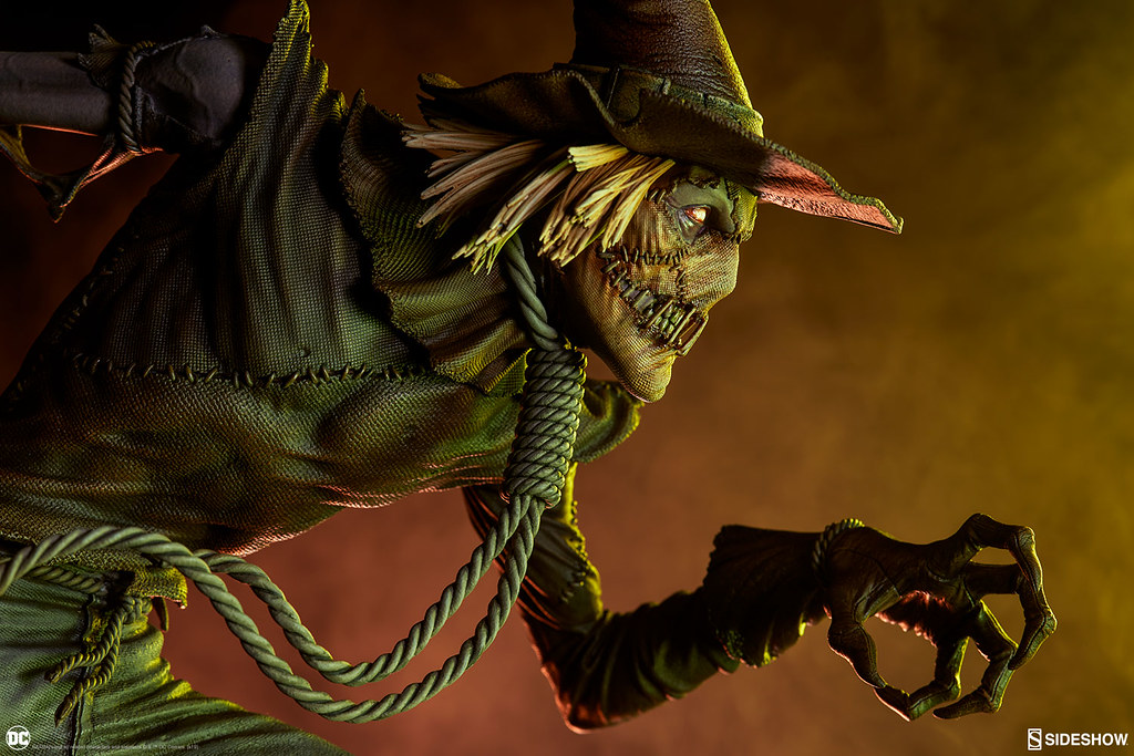 展現出強烈的非人類鬼魅感！ Sideshow Collectibles Premium Format Figure 系列 DC Comics【稻草人】Scarecrow 1/4 比例全身雕像 普通版/EX版