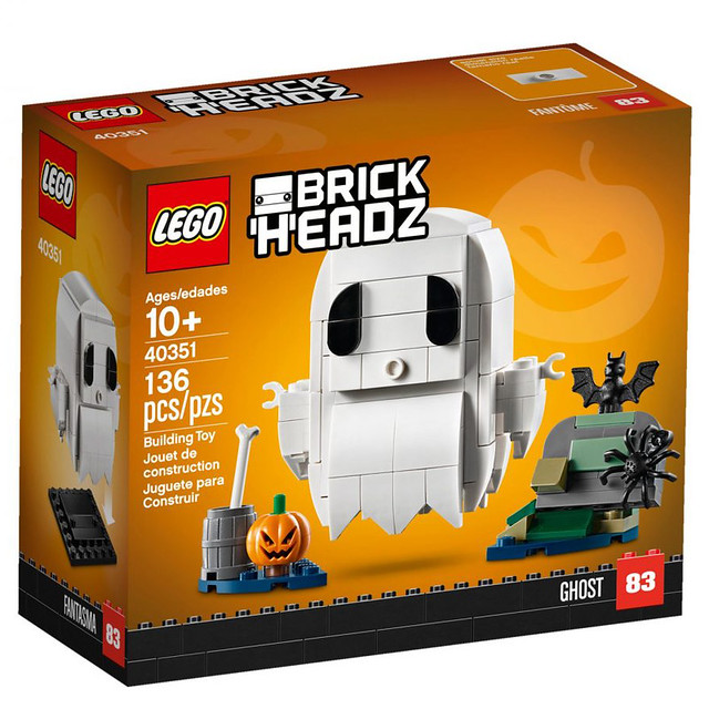 超可愛幽靈現～身～ LEGO 40351 BrickHeadz 系列【幽靈】Ghost
