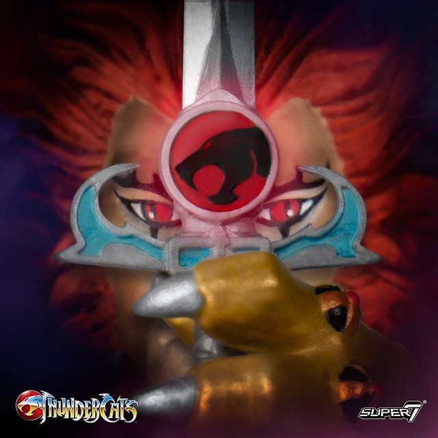 「霹靂！霹靂！霹靂貓！！」Super7 Thundercats Ultimate Figure《霹靂貓》獅貓 Lion-O 7吋可動人偶作品