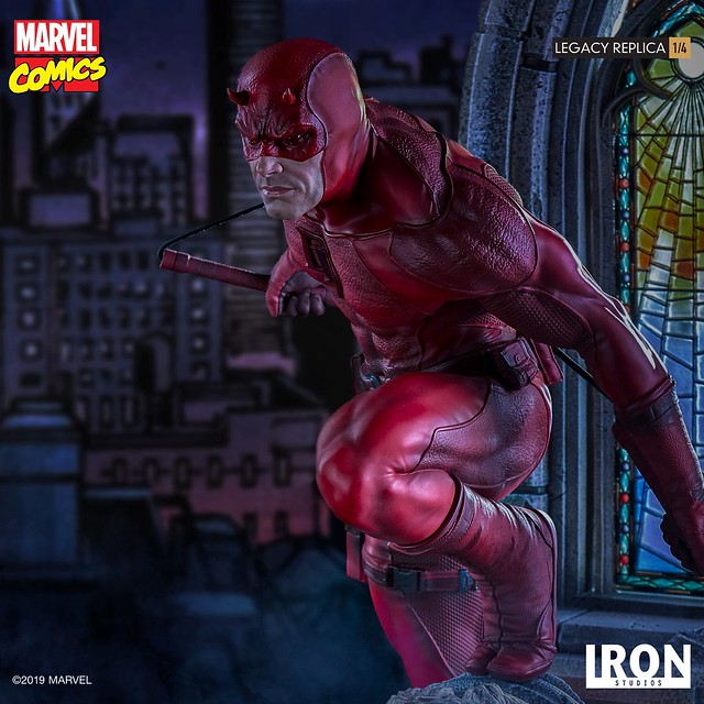 Iron Studios Legacy Replica 系列 Marvel Comics【夜魔俠】Daredevil 1/4 比例全身雕像作品