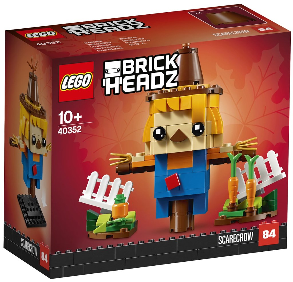 根本嚇不走鳥的超可愛稻草人～！ LEGO 40352 BrickHeadz 系列【稻草人】Scarecrow