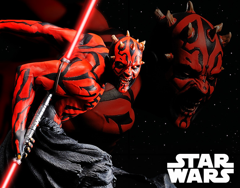 極具魄力的動態呈現，強悍的西斯武士再臨！ 壽屋 ARTFX 系列《星際大戰》達斯·魔 發光版 ダース・モール ライトアップ版 1/7 比例PVC塗裝完成品【再生產】