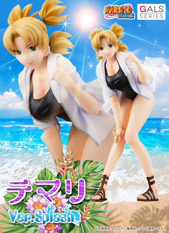 超爽朗的泳裝造型♡ NARUTO Gals《火影忍者疾風傳》手鞠（テマリ） Ver.Splash PVC塗裝完成品