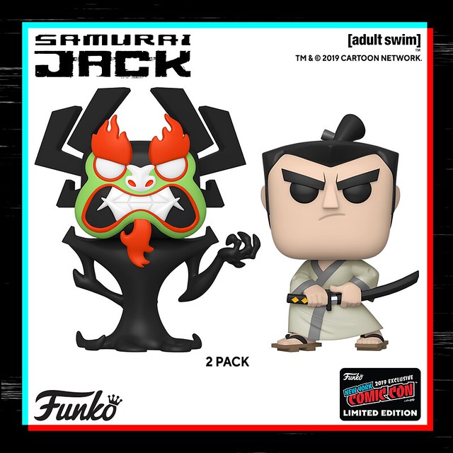 Funko Pop! Animation 系列《傑克武士》傑克＆阿蠱 雙人包 Samurai Jack & Aku 2 Pack【NYCC限定】