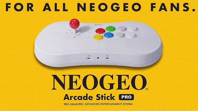 收錄 20 款人氣格鬥遊戲  SNK「NEOGEO Arcade Stick Pro」大型搖桿發售決定！