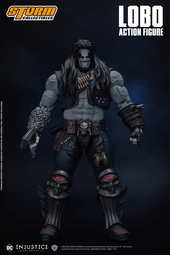 活躍於宇宙的狂暴賞金獵人！ Storm Collectibles《超級英雄：武力對決》暴狼 Lobo 1/12 比例可動人偶