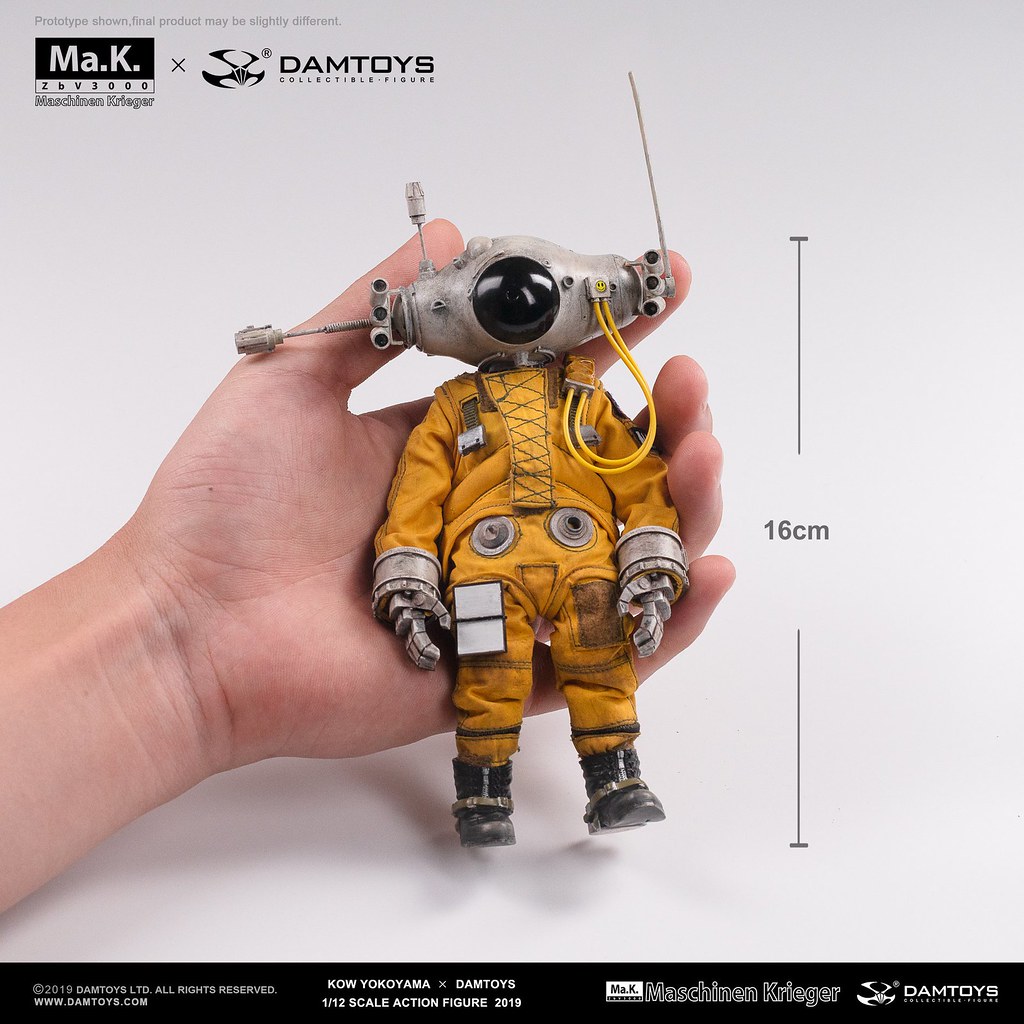 DAMTOYS × 橫山宏】首款1/12 比例可動人偶作品「Gans Boy U-2