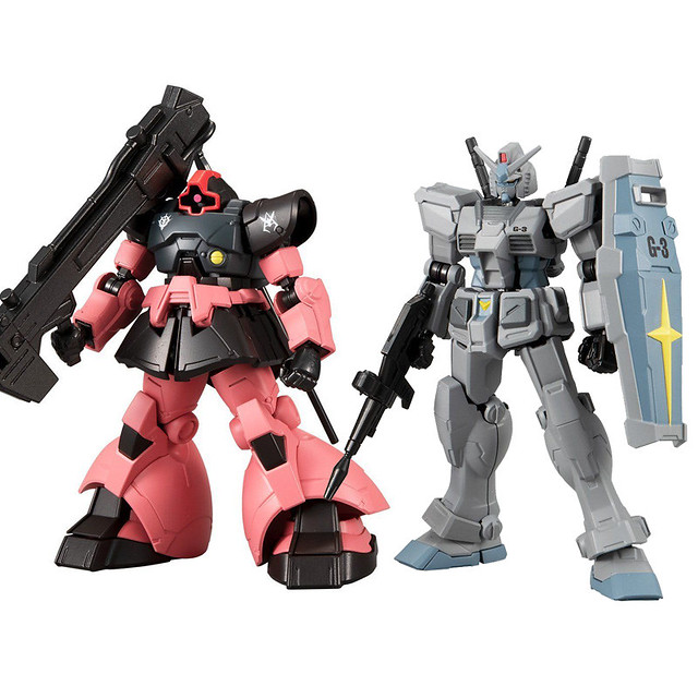 小說夢幻機體對決！G-FRAME《機動戰士鋼彈》夏亞專用里克‧德姆 / G-3 鋼彈（機動戦士ガンダム Gフレーム シャア専用リック・ドム / G-3ガンダム）【PB限定】