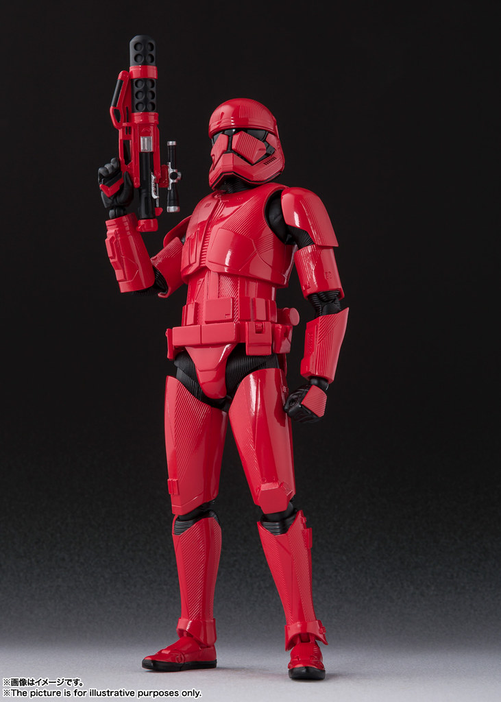 各式武器陣容讓人又想徵兵啦！ S.H.Figuarts《STAR WARS：天行者的崛起》西斯士兵 シス・トルーパー (STAR WARS: The Rise of Skywalker)