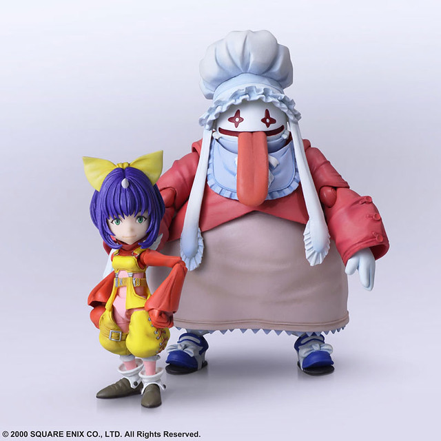 莫古和被吃的青蛙也一同登場！BRING ARTS 6吋可動人偶《FINAL FANTASY IX》艾可&葵娜（エーコ&クイナ）