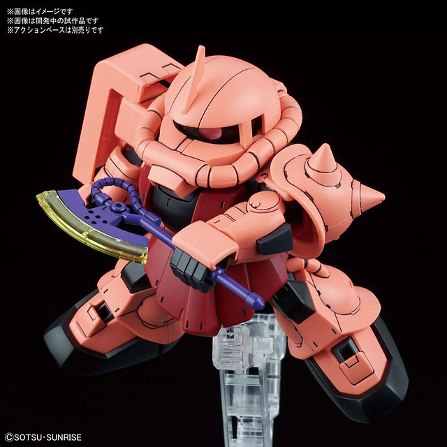 紅色彗星終於在 SDCS 系列登場！《機動戰士鋼彈》MS-06S 夏亞專用薩克II（シャア専用ザクII）組裝模型