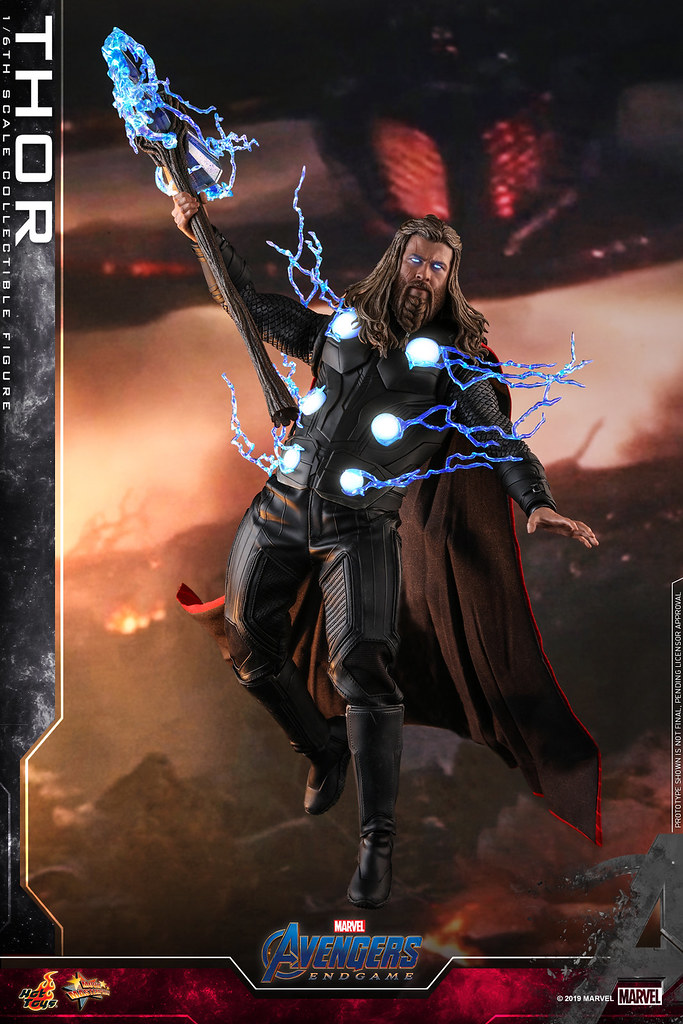 手持雙鎚，肥神再次叱吒戰場！ Hot Toys – MMS557 -《復仇者聯盟：終局之戰》索爾 Thor 1/6 比例人偶作品