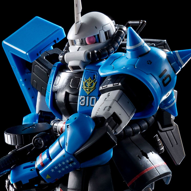 獲得碩大戰果的「蒼藍雷光」專用機！RG 1/144《機動戰士鋼彈MSV-R》MS-06R-1A 悠瑪‧萊特因專用薩克II（ユーマ・ライトニング専用ザクII）【PB限定】