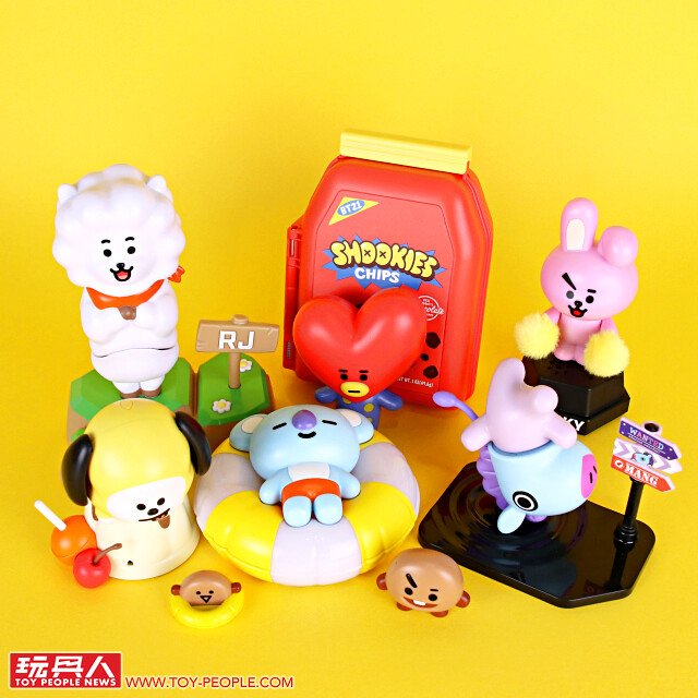 擺在辦公桌上應援力滿滿滿！「BT21 超級巨星互動玩具組」Interactive Toy 開箱報告