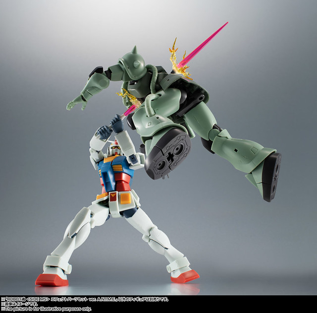 光束！實彈！斬擊！爆炸！ROBOT魂《機動戰士鋼彈》特效零件套組（エフェクトパーツセット） ver. A.N.I.M.E.