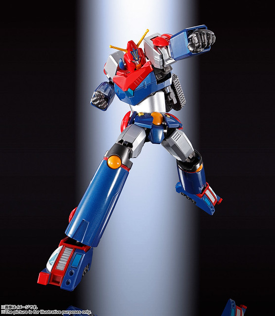 完全可動的電磁力旋風！超合金魂 GX-90 超電磁機器人 孔巴特拉V FULL ACTION 版本（超電磁ロボ コン・バトラーV F.A.）