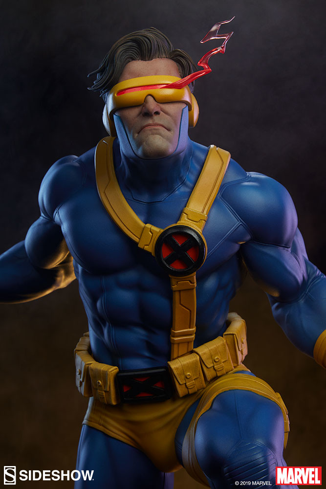 能射出超強雷射的變種人領袖！ Sideshow Collectibles Premium Format™ Figure 系列 Marvel Comics【獨眼龍】Cyclops 1/4 比例全身雕像