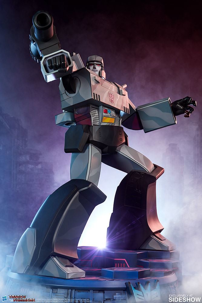 破壞大帝狂傲參戰！ Pop Culture Shock × Sideshow Collectibles《變形金剛：G1》Museum Scale 密卡登 Megatron 全身雕像 普通版/EX版
