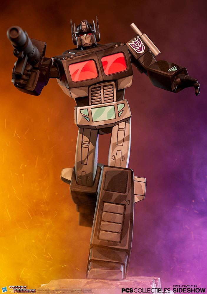 將阻擋在前的敵人通通摧毀！ Pop Culture Shock × Sideshow Collectibles《變形金剛：G1》Classic Scale 暗黑柯博文 Nemesis Prime 全身雕像