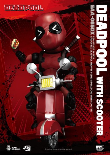 騎著機車歡樂上路！還送你一件內褲～ 野獸國 Egg Attack Action 系列【死侍＆速克達機車】Deadpool with Scooter EAA-065DX