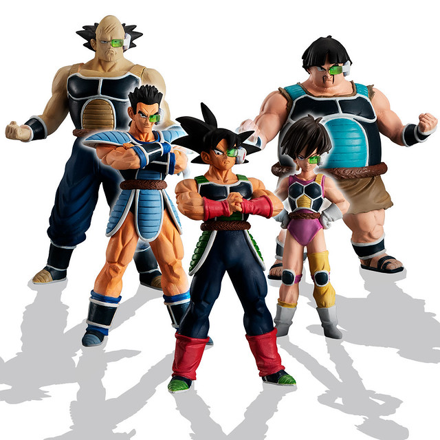 我們就是兇惡的賽亞人征星小隊！ BANDAI《七龍珠》集結！巴達克軍團 立體化人形組（HGドラゴンボール 集結！バーダック軍団）
