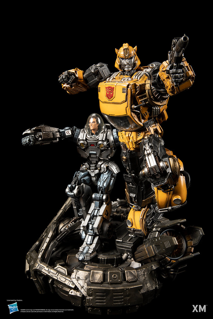 再現大黃蜂與史派克並肩作戰場景！ XM Studios Premium Collectibles 系列《變形金剛》大黃蜂 Bumblebee 1/10 比例全身雕像