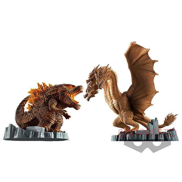 Q版造型再現最終決戰！BANPRESTO 景品《哥吉拉2：怪獸之王》Deformer King 紅蓮哥吉拉(2019) & 王者基多拉(2019)