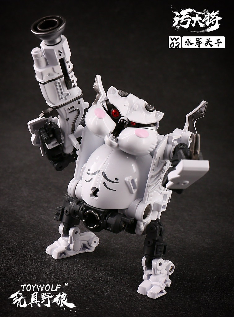 面對來勢洶洶的湍流毫不畏懼！更多變形模式華麗參戰～ TOYWOLF 汙大將 系列【水軍頭子】W-02 Water Man