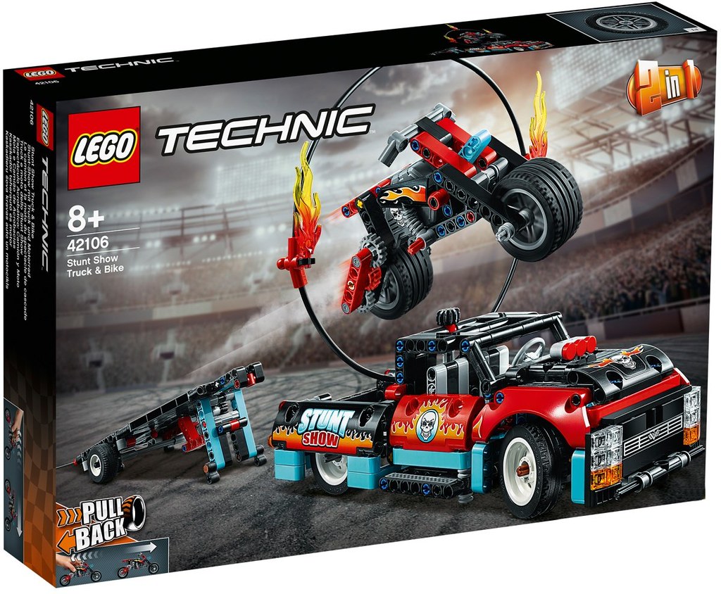 競速賽車、特技摩托車登場，還有硬派的大吊車～ LEGO 42101～42106、42108 科技系列 2020 上半年部分盒組公開！