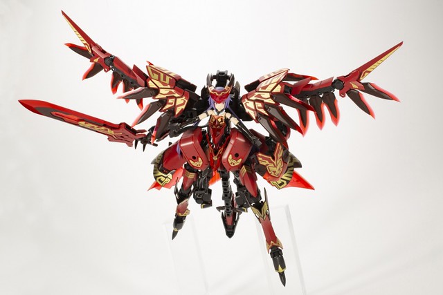 燃燒的鮮紅羽翼降世！壽屋『巨神機甲07EX  緋紅之翼 ＆ 骨裝機娘 史蒂蕾特<特殊色彩>』【日本 AMAZON 限定】