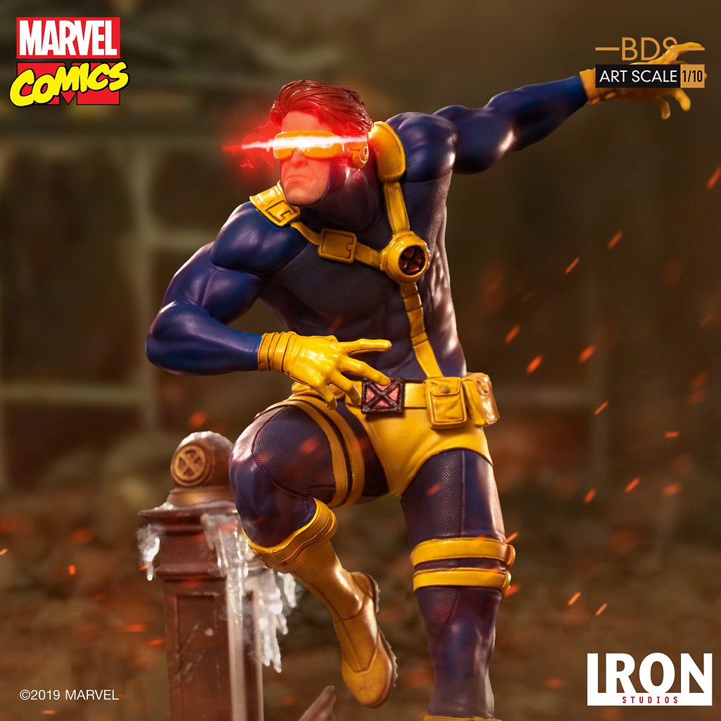 Iron Studios Battle Diorama 系列 Marvel Comics【獨眼龍】Cyclops 1/10 比例雕像